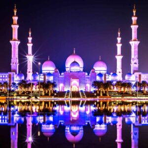 Evening Sheikh Zayed Grand Mosque Visit in Dubai